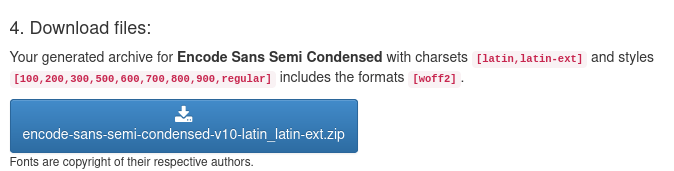 Download Webfont